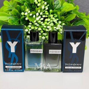 YSL Y Iced Cologne  & Y Eau de Parfum Mini 7.5ml (Dabber Bottle)